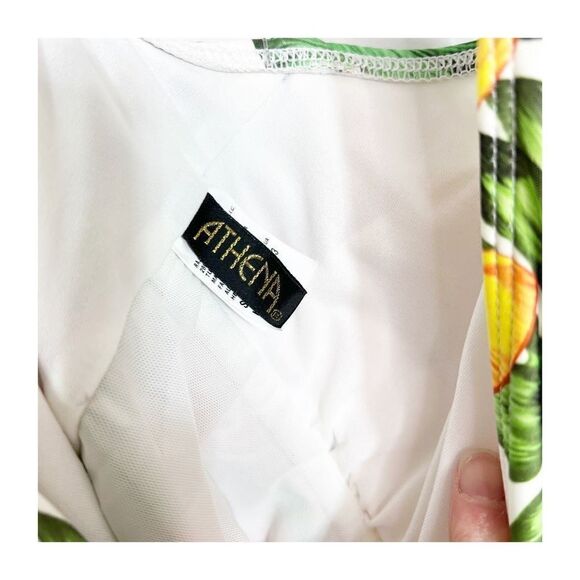 Athena Vibrant Floral Print Halter Tankini Swimwear Swimsuit Size 12 - Picture 7 of 8